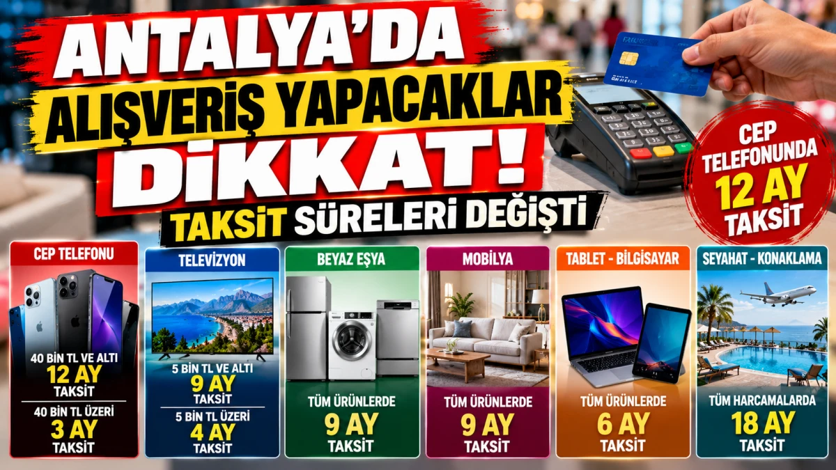 Alışveriş yapacaklar dikkat! Taksit s&uuml;releri değişti