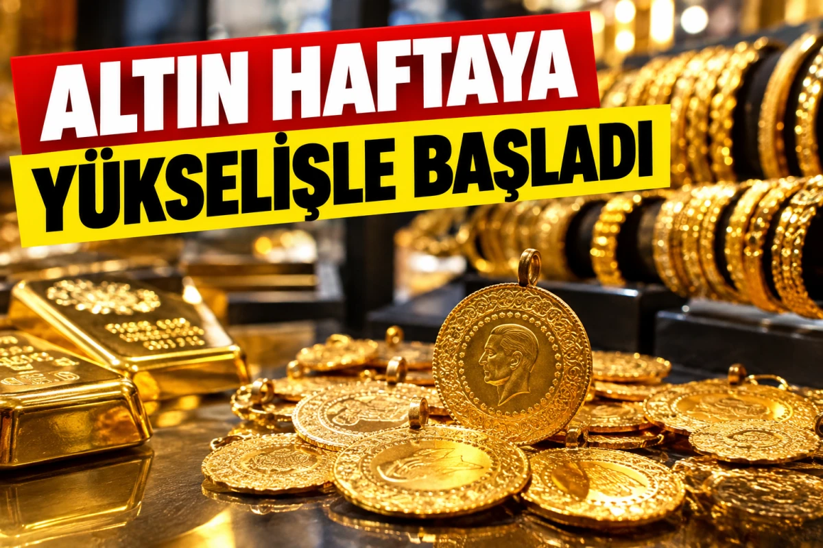Altın haftaya y&uuml;kselişle başladı! Gram altın ne kadar oldu?