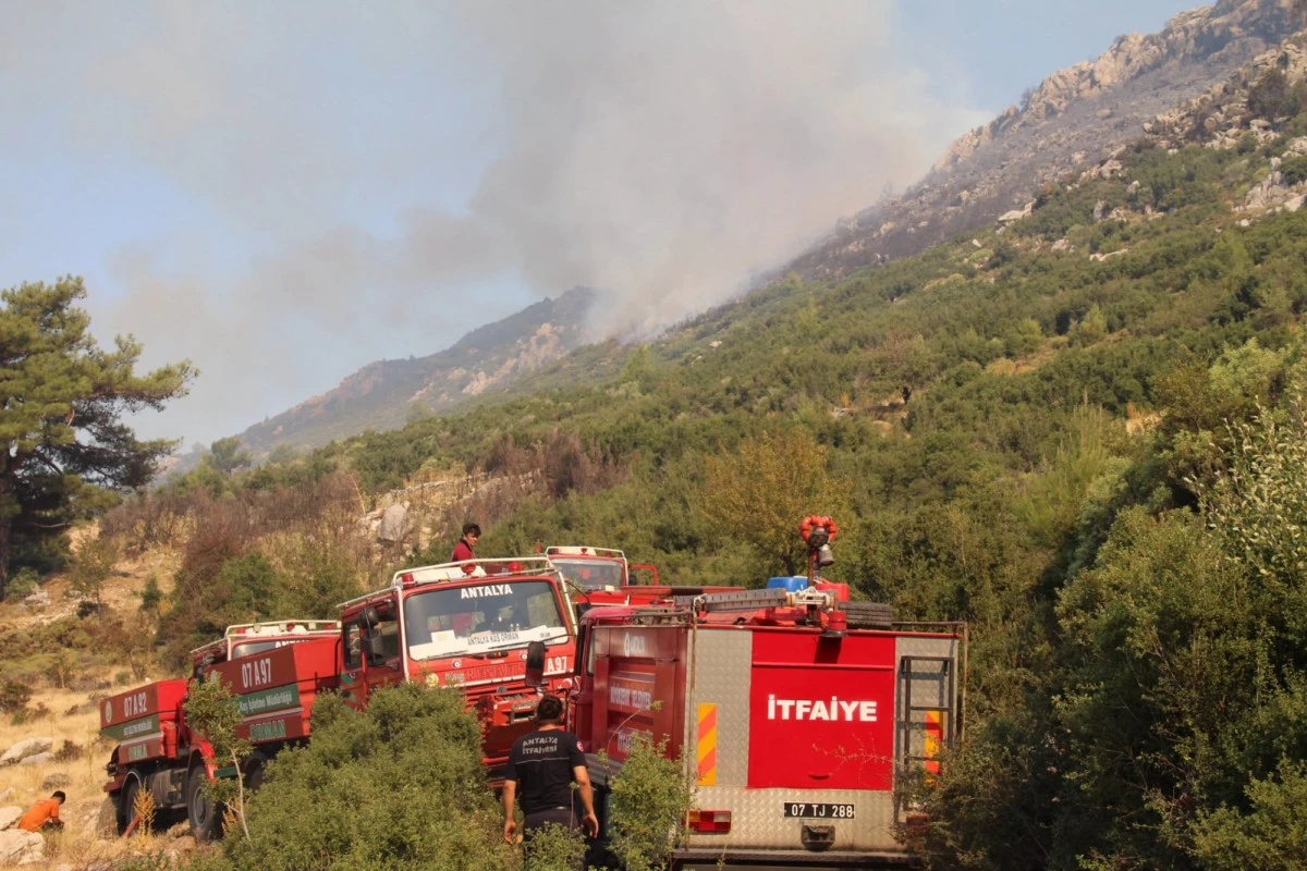 Antalya Kaş'ta orman yangını korkuttu