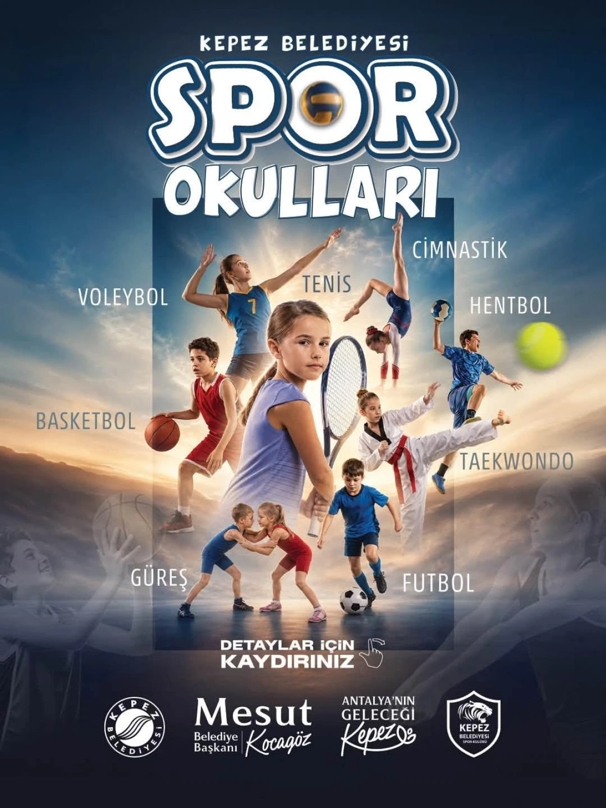 Antalya Kepez&rsquo;de spor okulları kayıtları s&uuml;r&uuml;yor