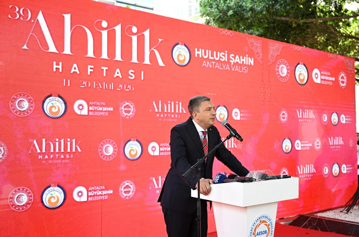 Antalya&rsquo;da Ahilik Haftası programı d&uuml;zenlendi! 'Yılın Ahisi' belli oldu
