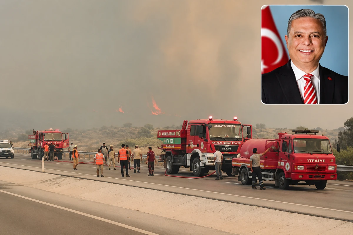 Antalya'nın ciğerleri yanıyor! Başkan Uysal ge&ccedil;miş olsun dileklerini iletti