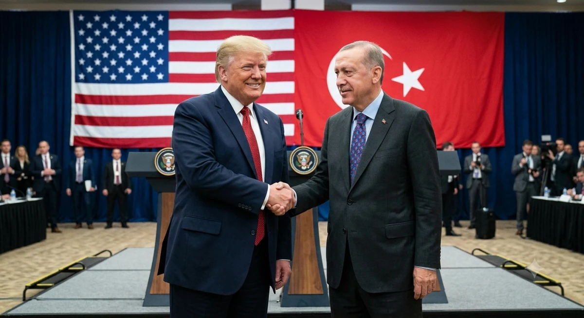 NATO Zirvesi &ouml;ncesi kritik temas! Trump, Ankara'da Erdoğan'la buluştu