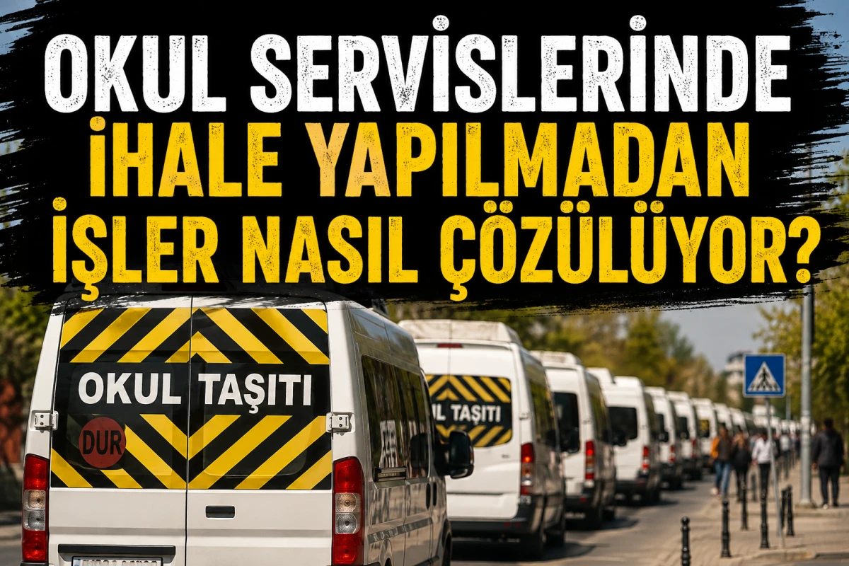 Okul servislerinde ihale yapılmadan işler nasıl &ccedil;&ouml;z&uuml;l&uuml;yor?